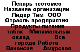 Пекарь-тестомес › Название организации ­ Лидер Тим, ООО › Отрасль предприятия ­ Продукты питания, табак › Минимальный оклад ­ 31 500 - Все города Работа » Вакансии   . Амурская обл.,Архаринский р-н